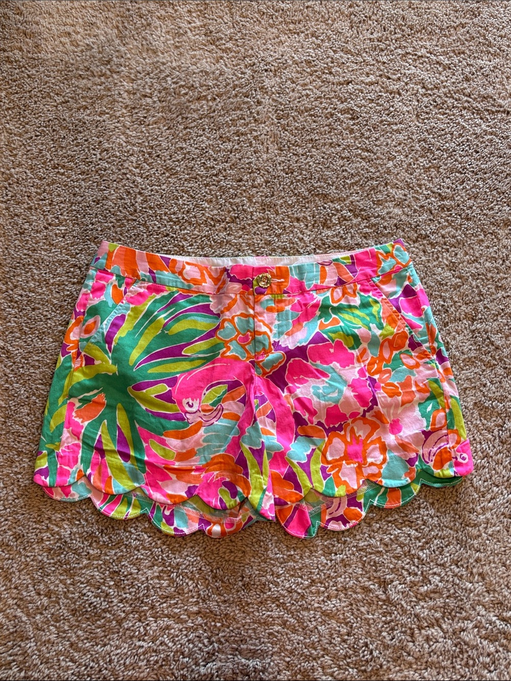 Lilly Pulitzer Buttercup Scalloped Short